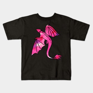 Cute pink dragon illustration Kids T-Shirt